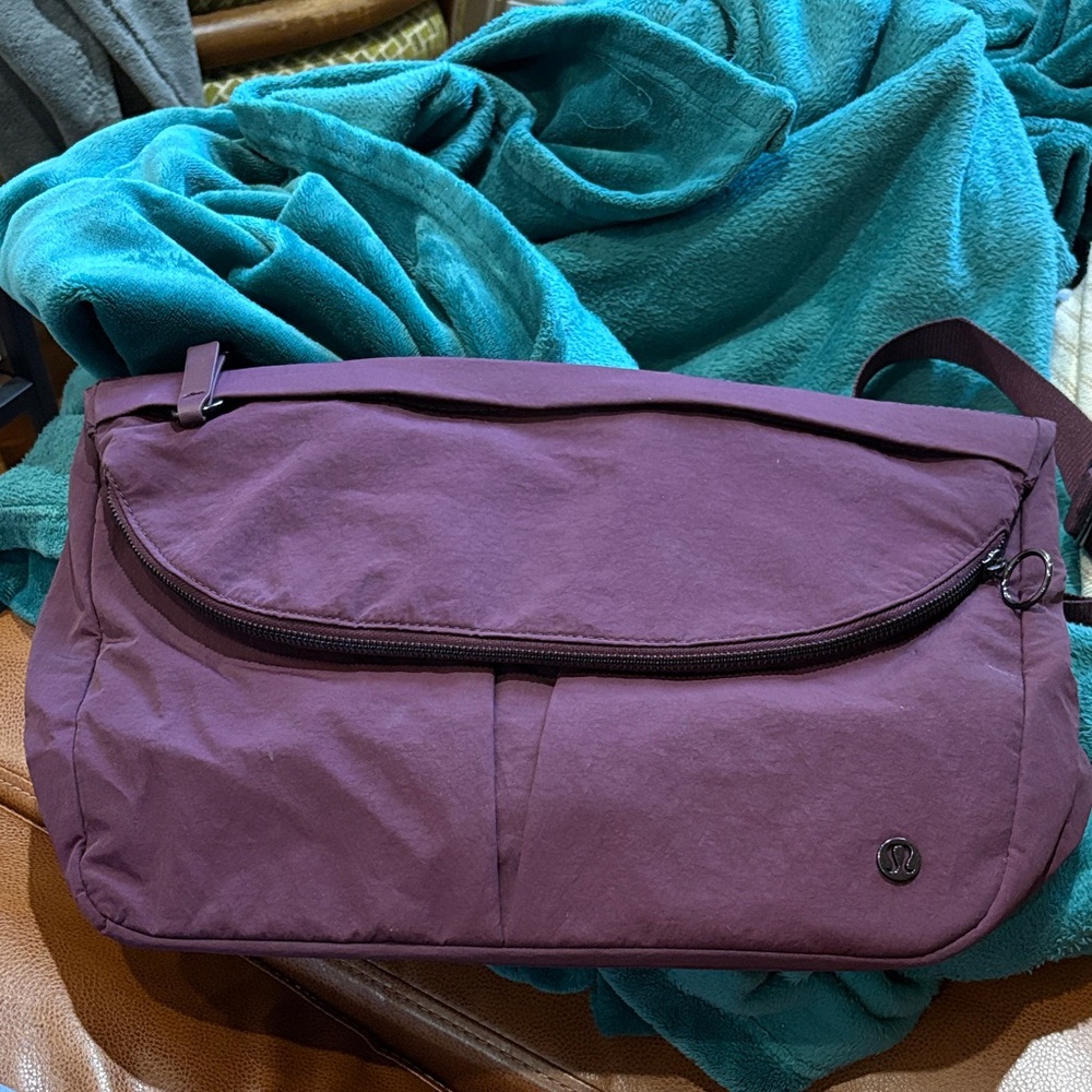 Eggplant Messenger Bag